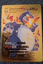 Charizard VMAX SV107/SV122 - Gouden Pokemon Kaart, Ophalen of Verzenden, Nieuw, Losse kaart