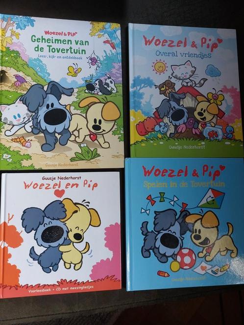4 leuke Woezel & Pip boekjes, Boeken, Kinderboeken | Baby's en Peuters, Gelezen, Ophalen of Verzenden