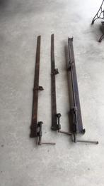 3 oude lijmklemmen, Antiek en Kunst, Antiek | Gereedschap en Instrumenten, Ophalen