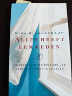 Alles heeft een reden - Mira Kirshenbaum, Verzenden, Zo goed als nieuw, Overige onderwerpen, Mira Kirshenbaum