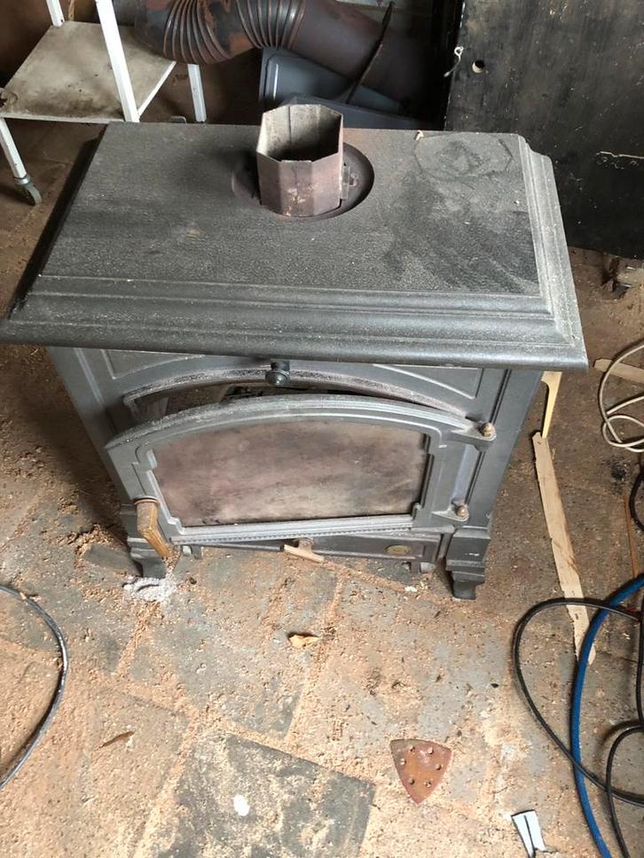 Efel Houtkachel - Vrijstaand en Klassiek, Huis en Inrichting, Kachels, Gebruikt, Vrijstaand, Houtkachel, Hout, Ophalen