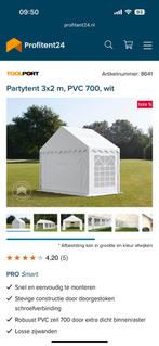 Partytent pro 2x3m Maar 2 maanden gebruikt, Ophalen, Partytent, Minder dan 4 meter, Minder dan 5 meter