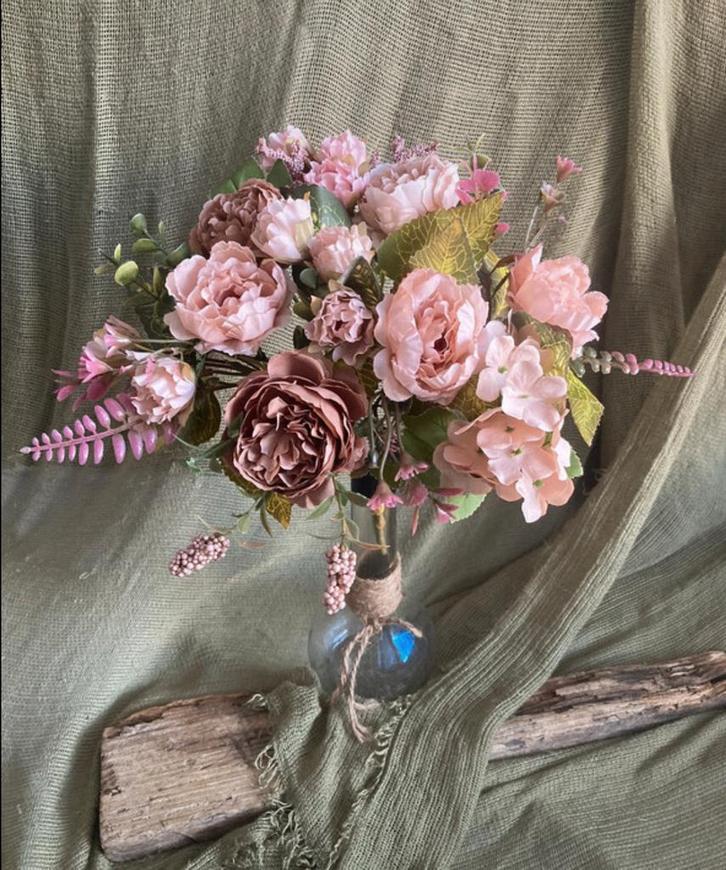 Boeket "Calm" - Rustgevende Bloemenpracht, Huis en Inrichting, Woonaccessoires | Droogbloemen, Nieuw, Ophalen of Verzenden