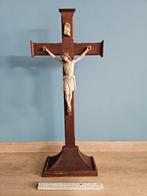 Crusifix kruisbeeld Jezus gekruisigd antiek, Antiek en Kunst, Antiek | Religie, Ophalen of Verzenden