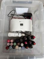 Gel Nagellak Set met Lamp, Gebruikt, Overige kleuren, Ophalen of Verzenden, Handen en Nagels