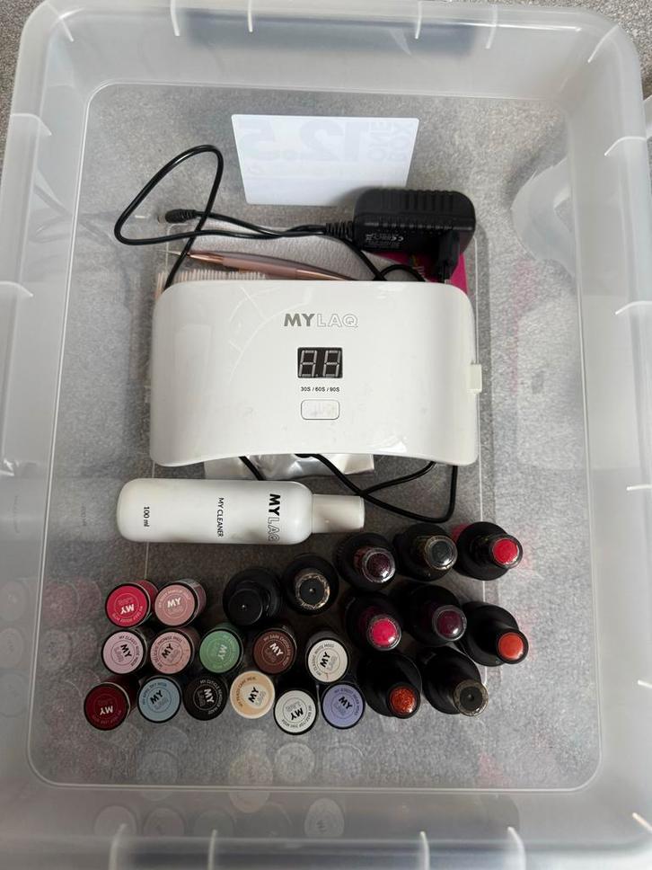 Gel Nagellak Set met Lamp, Sieraden, Tassen en Uiterlijk, Uiterlijk | Cosmetica en Make-up, Gebruikt, Make-up, Handen en Nagels