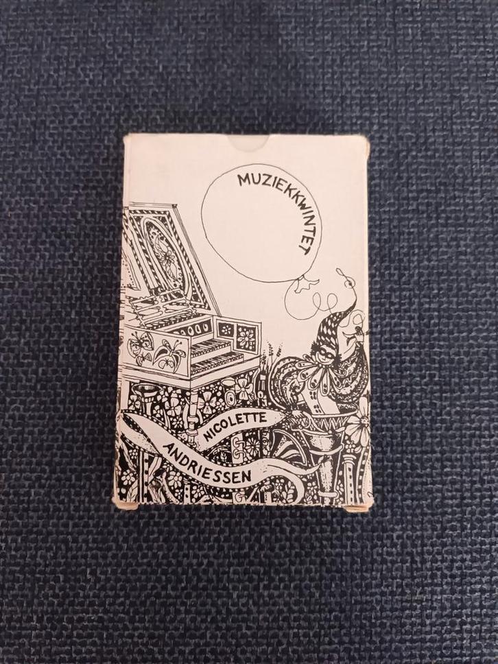 MUZIEK KWINTET - NICOLETTE ANDRIESSEN, Verzamelen, Speelkaarten, Jokers en Kwartetten, Speelkaart(en), Ophalen of Verzenden