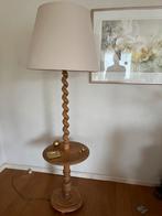 Eikenhouten Stalamp met Tafel, Ophalen, Gebruikt, Hout, 150 tot 200 cm