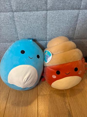 Squishmallows Grayson Narwal & Cupcake Knuffels beschikbaar voor biedingen