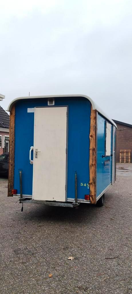 Schaftkeet/Pipowagen lekvrij en harde bodem, Zakelijke goederen, Machines en Bouw | Keten en Containers, Ophalen of Verzenden