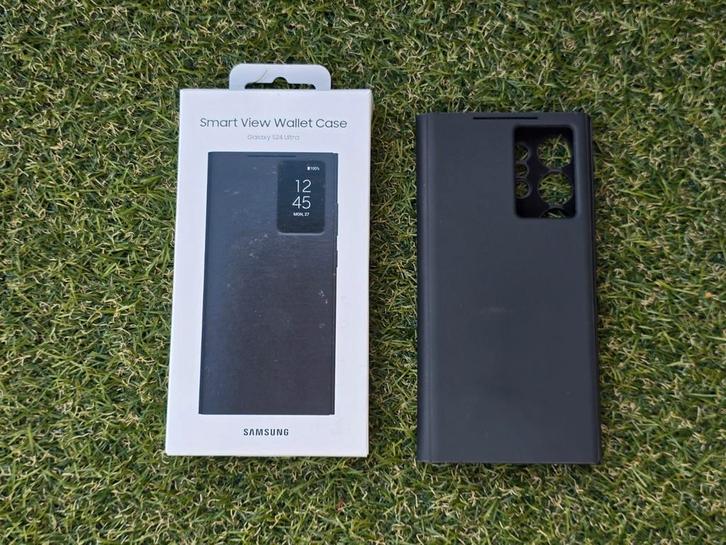 Samsung Galaxy S24 Ultra Smart View Wallet Case Zwart NIEUW, Telecommunicatie, Mobiele telefoons | Hoesjes en Frontjes | Samsung