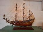 Antiek model zweeds oorlogsschip schip boot zeilboot vintage, Hobby en Vrije tijd, Modelbouw | Boten en Schepen, Ophalen
