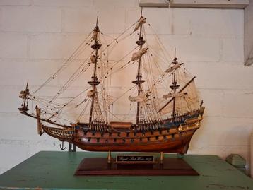 Antiek model zweeds oorlogsschip schip boot zeilboot vintage beschikbaar voor biedingen