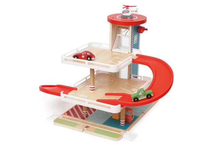 Houten parkeergarage Contilope Scratch, Kinderen en Baby's, Speelgoed | Houten speelgoed, Nieuw, Overige typen, Ophalen of Verzenden