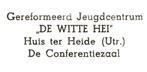 953361	Huis ter Heide	Utr 1950 De Witte Hei	Conferentiezaal, Verzamelen, Ansichtkaarten | Nederland, Ophalen of Verzenden, 1940 tot 1960