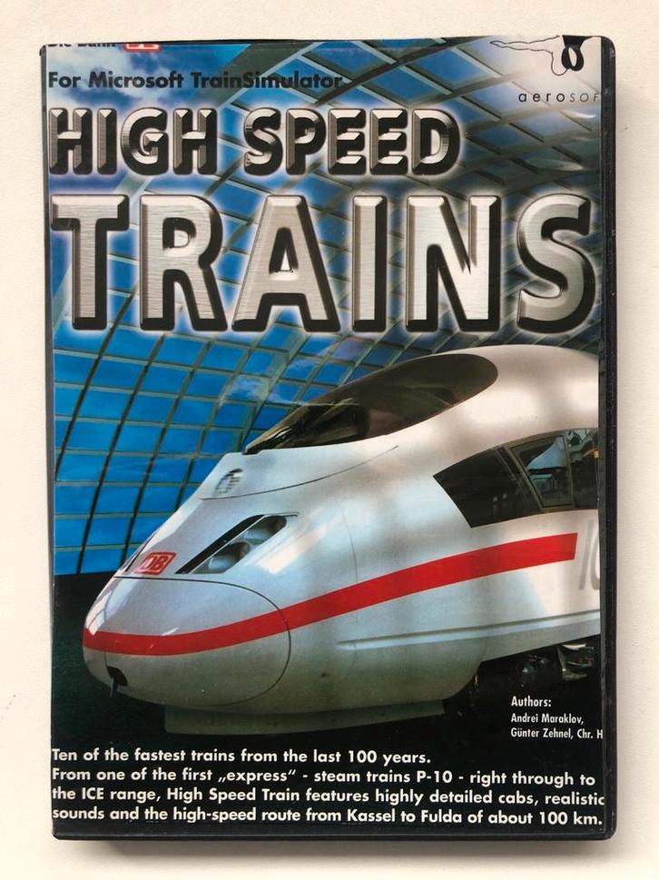 High Speed Trains - Microsoft Train Simulator, Spelcomputers en Games, Games | Pc, Gebruikt, Simulatie, 1 speler, Vanaf 12 jaar