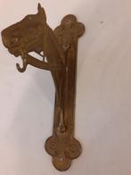 Mooie koperen hanger met paardenhoofd en haakje, Antiek en Kunst, Antiek | Koper en Brons, Ophalen of Verzenden, Koper