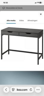 Bureau Alex ikea 140x48x76 bdh, Ophalen, Gebruikt, Bureau