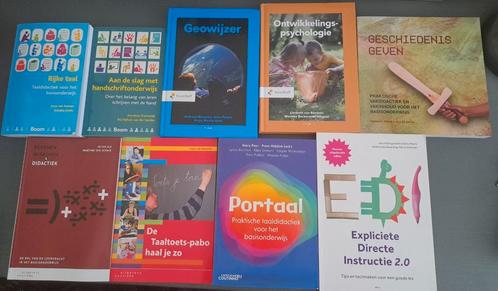 PABO leerjaar 1 onderwijs boeken (zie beschrijving), Boeken, Schoolboeken, Zo goed als nieuw, Overige vakken, Overige niveaus