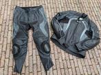 motorpak leer  2 delig 54/56 kan aan elkaar geritst worden, Motoren, Kleding | Motorkleding, Ophalen, Tweedehands, Combipak