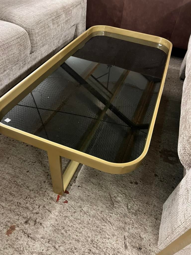 Glazen Salontafel nieuw!, Huis en Inrichting, Tafels | Salontafels, Ophalen, 100 tot 150 cm, ., 50 tot 100 cm