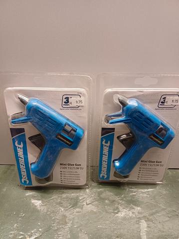 2 Mini Lijmpistolen + 4 Patronen - Hobbyformaat beschikbaar voor biedingen