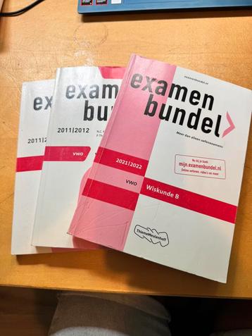 Examenbundels en Samengevat VWO Wiskunde B beschikbaar voor biedingen