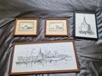Tekeningen en prentjes van de Hoofdtoren uit Hoorn, Antiek en Kunst, Ophalen of Verzenden