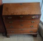 Engels secretaresse vol eikenhout strak design, Ophalen