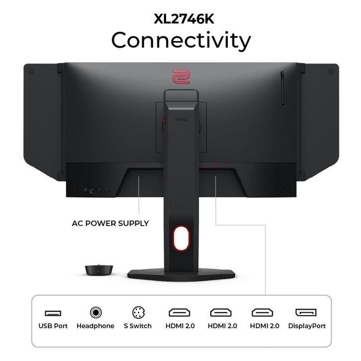 BenQ Zowie XL2746K Esports monitor 27 inch, Computers en Software, Monitoren, Zo goed als nieuw, 201 Hz of meer, DisplayPort, DVI