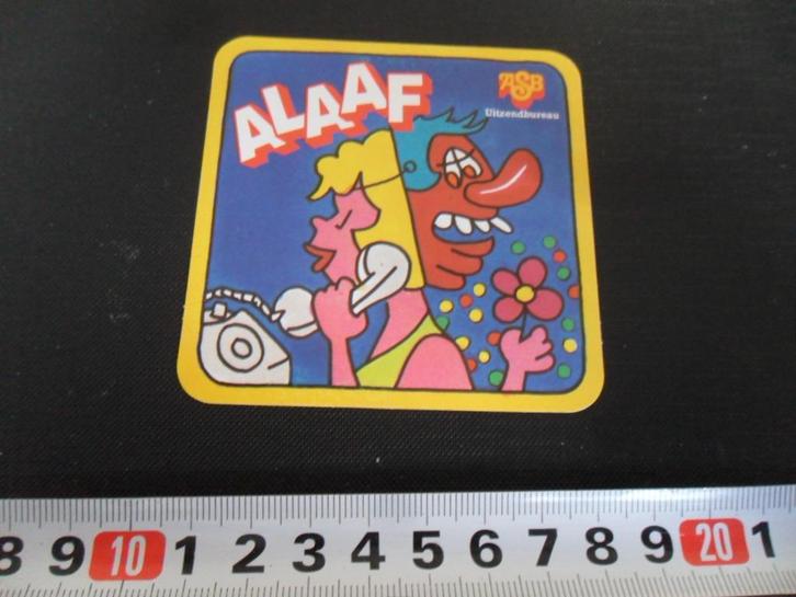 sticker ASB uitzandbureau ALAAF carnaval, Verzamelen, Stickers, Zo goed als nieuw, Bedrijf of Vereniging, Ophalen