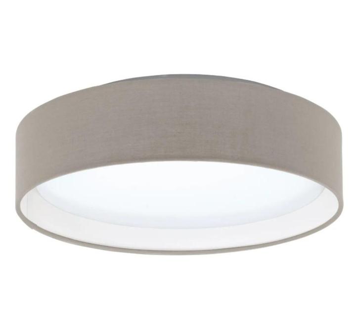 NIEUW! Eglo Led Plafondlamp Pasteri 31589 Taupe >Snelle Verz, Huis en Inrichting, Lampen | Plafondlampen, Nieuw, Kunststof, Stof
