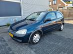 Opel Corsa 1.2-16V 3-Drs Bj: 2002 NAP!, Auto's, Voorwielaandrijving, 450 kg, Gebruikt, Blauw