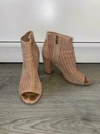 Open Boho Schoentjes met rits beige 41 Van der Assem, Kleding | Dames, Schoenen, Beige, Van der Assem, Gedragen, Sandalen of Muiltjes