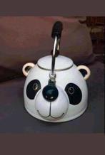 Kamenstein 1994s Vintage Panda Fluitketel Emaille Waterkoker, Ophalen of Verzenden, Zo goed als nieuw, Overige materialen