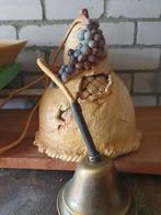 Oude franse hanglamp met druiven kersen, Antiek en Kunst, Ophalen of Verzenden