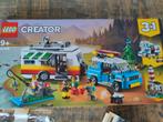 Lego creator 31108 familievakantie met caravan, Ophalen of Verzenden, Zo goed als nieuw