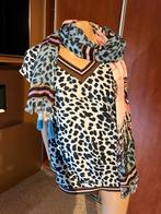 MARC AUREL blouse & sjaal maat S origineel ZGAN, G, Marc Aurel, Blauw, G
