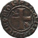 Graafschap Vlaanderen dubbele mijt z.j. (1384-1404, schild), Postzegels en Munten, Munten | Nederland, Ophalen of Verzenden, Vóór koninkrijk