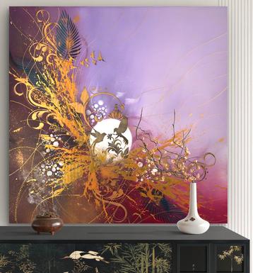  Origineel schilderij – “Dans van het Licht” 120x90 cm  beschikbaar voor biedingen