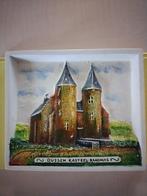 Tegel Souvenir Dussen Kasteel Raadhuis, Antiek en Kunst, Antiek | Wandborden en Tegels, Ophalen of Verzenden