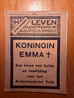 Blad Het Leven GeIllustreerd - Koningin Emma editie 1934
