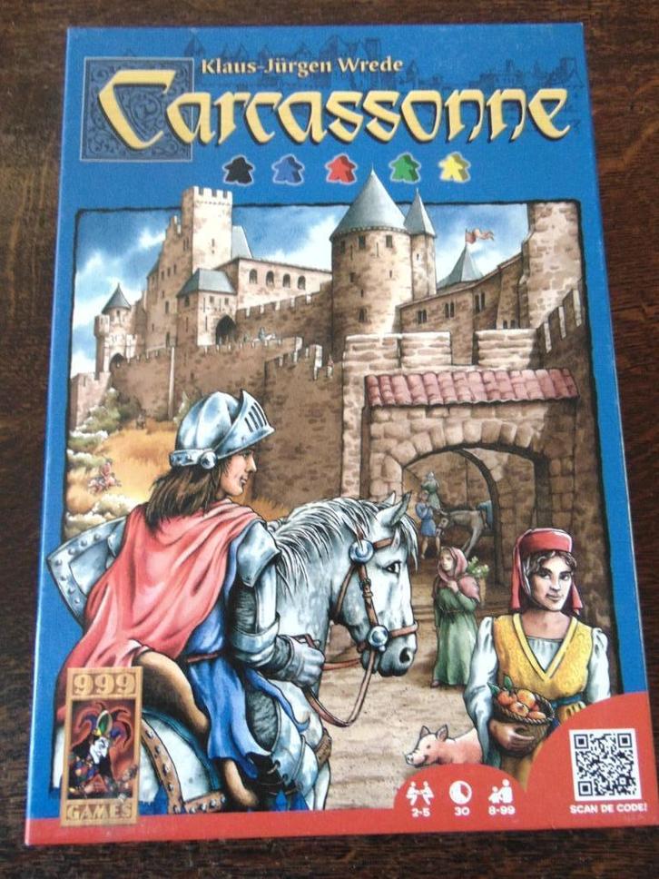 Carcassonne De moderne Klassieker Spel van 999 Games, Hobby en Vrije tijd, Gezelschapsspellen | Bordspellen, Zo goed als nieuw