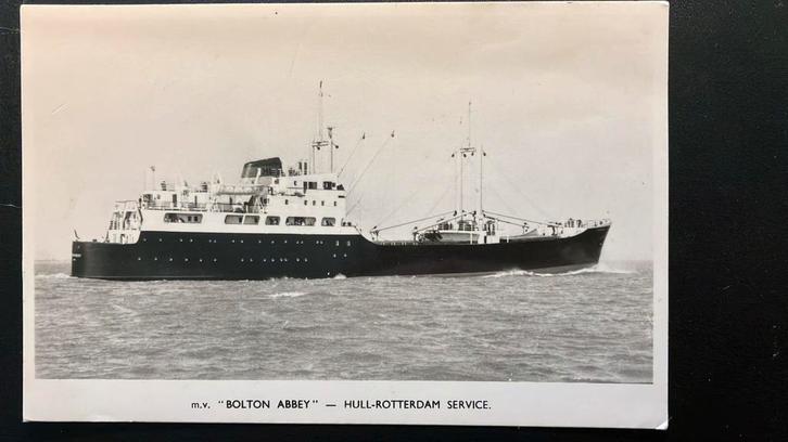 Rotterdam Hull  AHL "Bolton Abbey"  ca 88 pass., Verzamelen, Scheepvaart, Ophalen of Verzenden