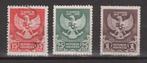 Nr 64 - 66 geb Proclamatie Republiek 1951 ; Indonesie 10% CW, Verzenden, Gestempeld, Zuidoost-Azië