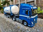 Tekno Volvo Overmeer met Swabcontainer en oplegger, Ophalen of Verzenden, Zo goed als nieuw, Bus of Vrachtwagen, Tekno