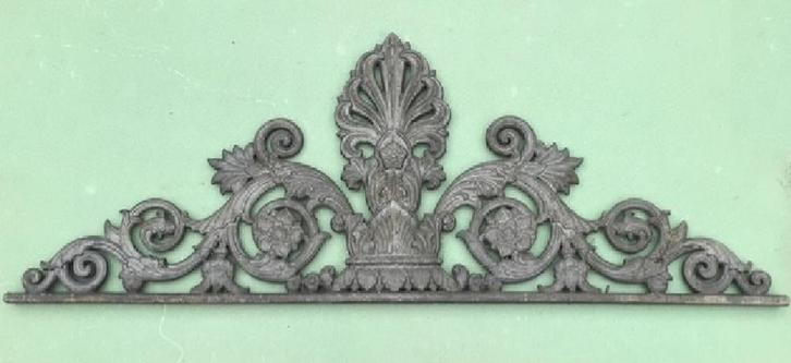 Zeer zwaar gietijzer ornament, Antiek en Kunst, Curiosa en Brocante, Ophalen