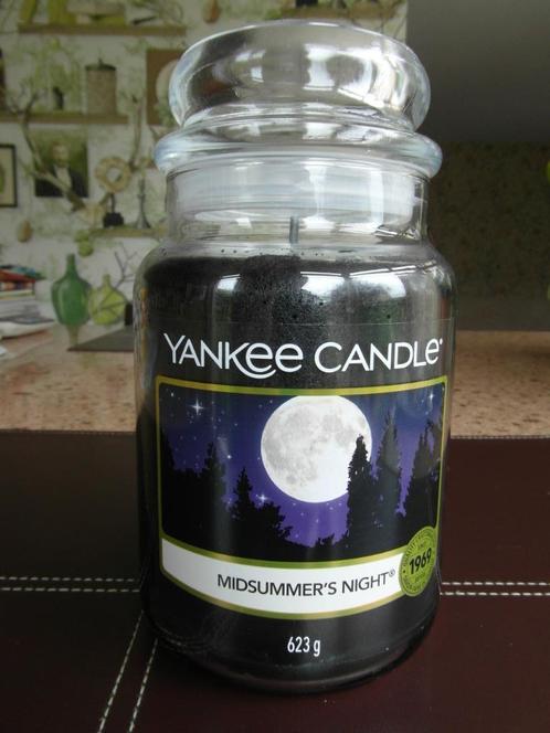 YANKEE CANDLE geurkaars "MIDSUMMER'S NIGHT" Large Jar, Huis en Inrichting, Woonaccessoires | Kandelaars en Kaarsen, Nieuw, Kaars