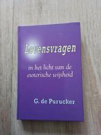 Levensvragen G de Purucker, Boeken, Esoterie en Spiritualiteit, Ophalen of Verzenden, Zo goed als nieuw, Spiritualiteit algemeen