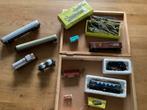 Metalen Marklin locomotieven, wagens, wissels enz in kistje., Hobby en Vrije tijd, Modeltreinen | H0, Ophalen of Verzenden